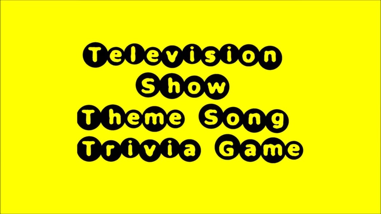 Television theme songs